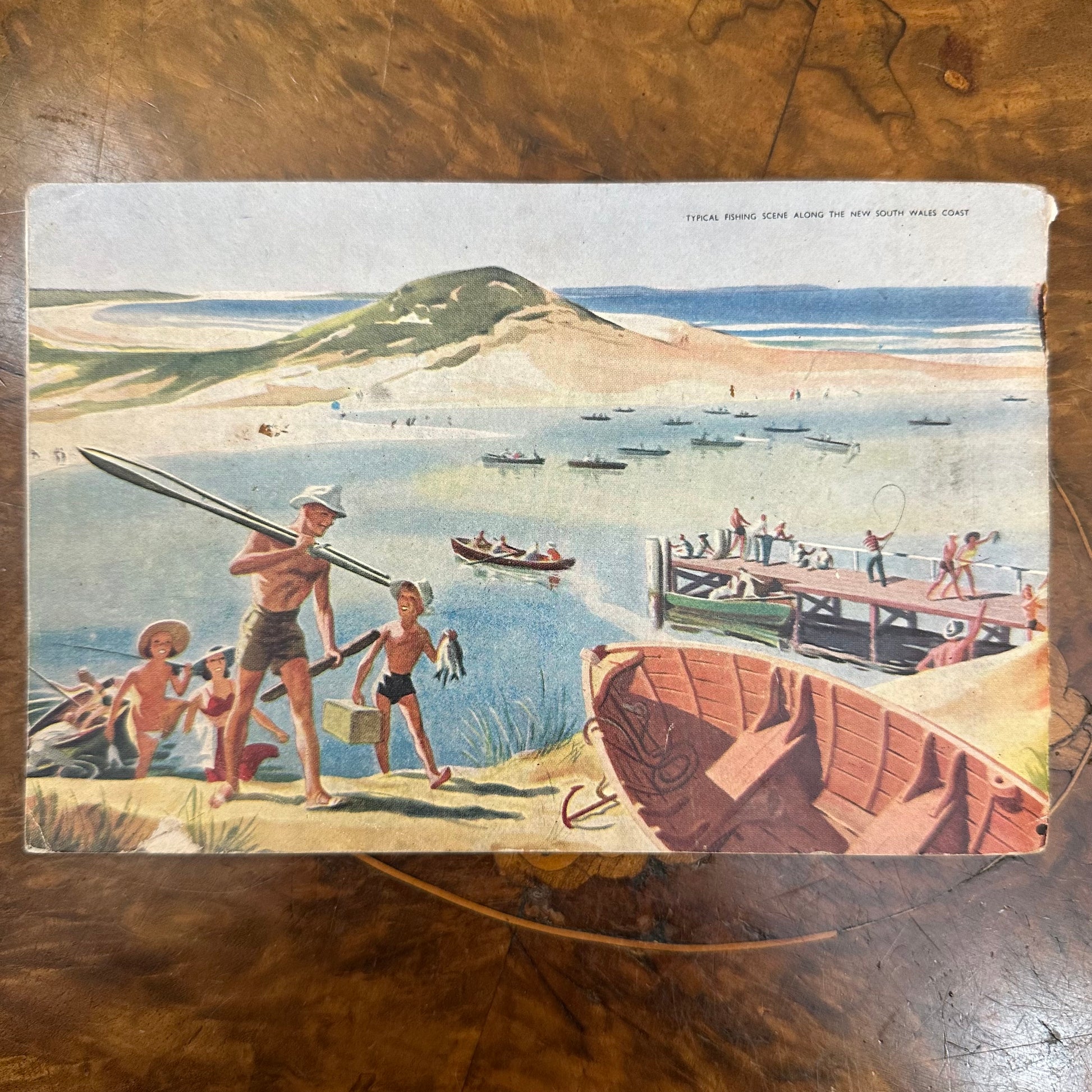 1940s Solvol Fish Paper Book