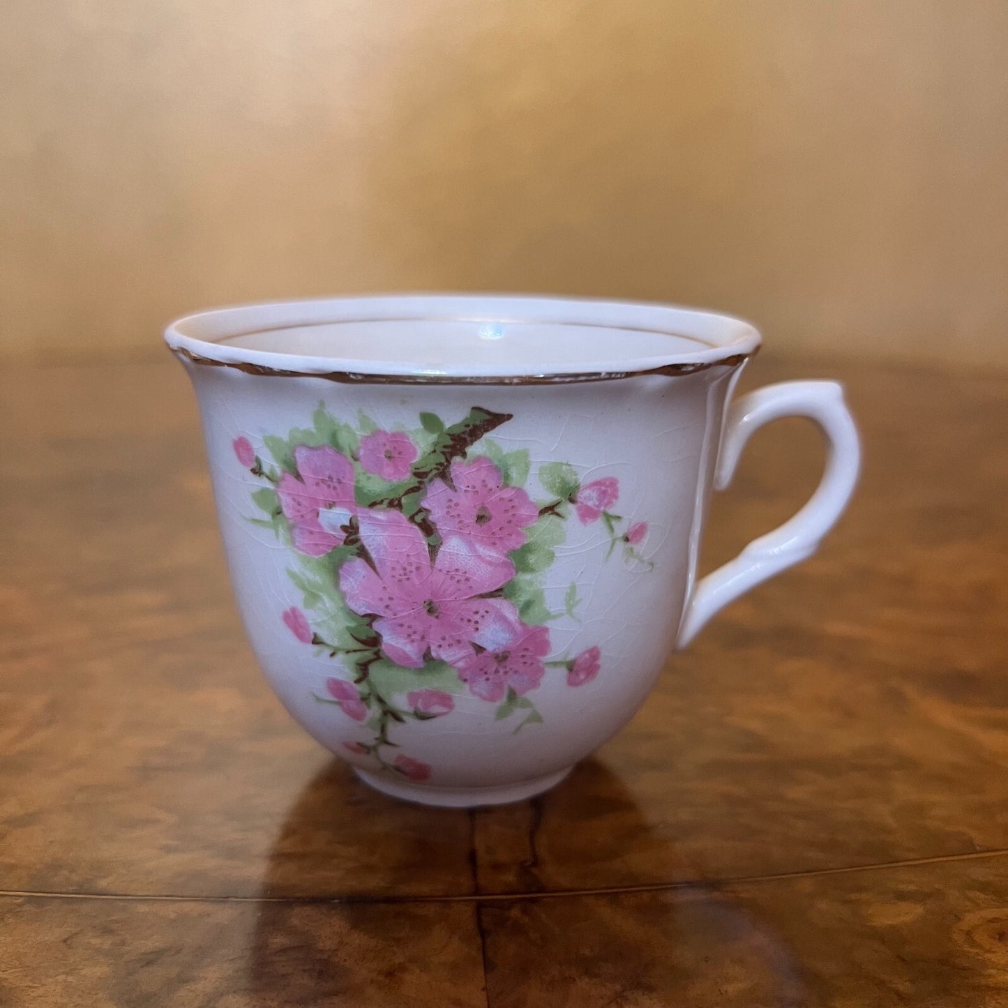 A J Wilinson Pink Floral Trio Set