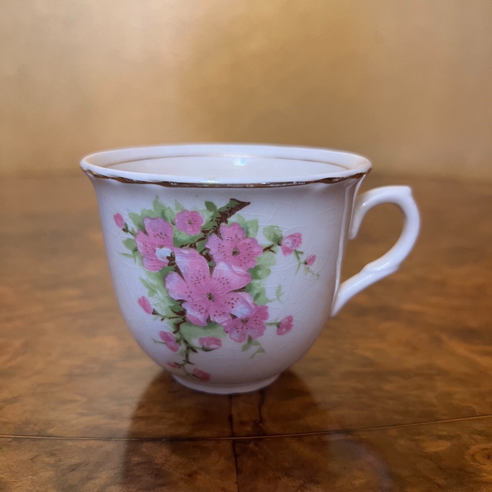 A J Wilinson Pink Floral Trio Set