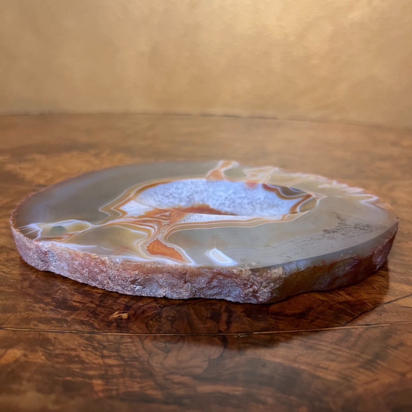 Agate Slice Crystal