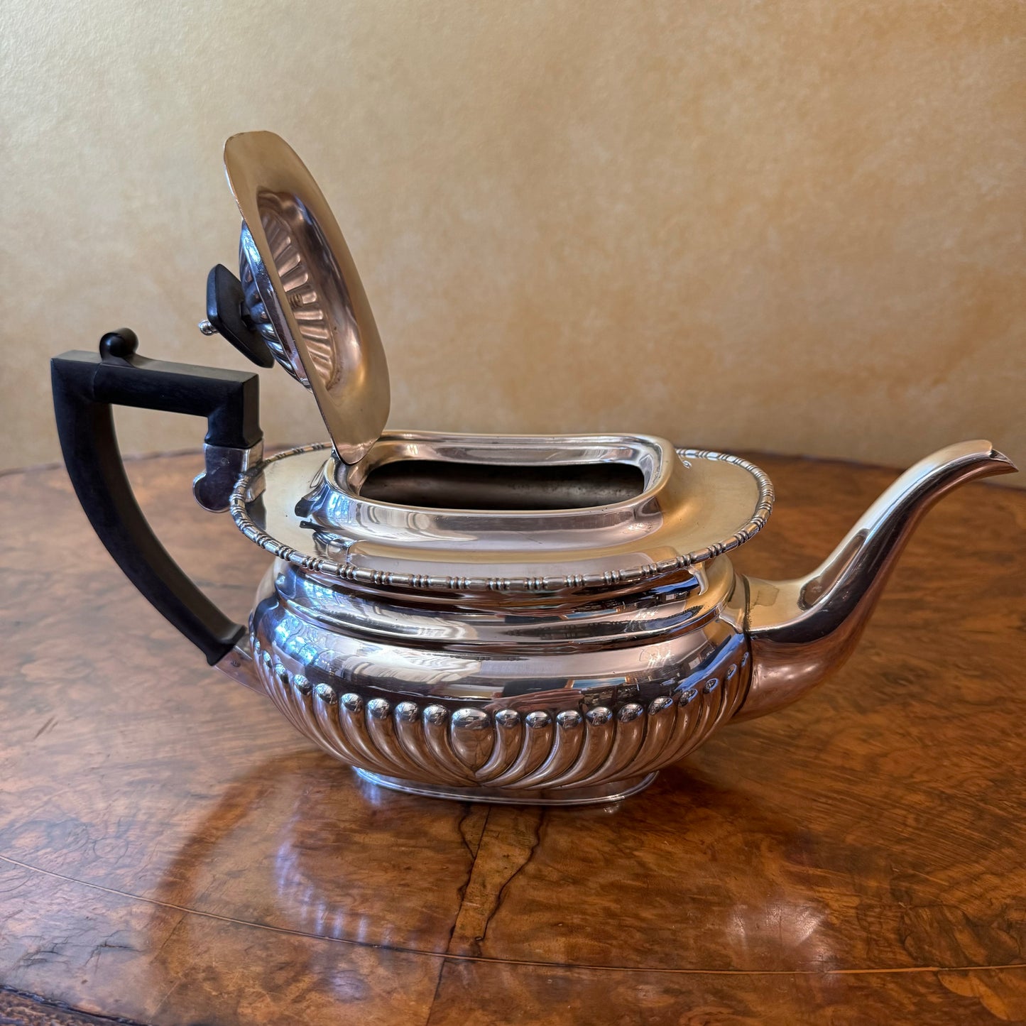 Antique English Silver Plated Pot