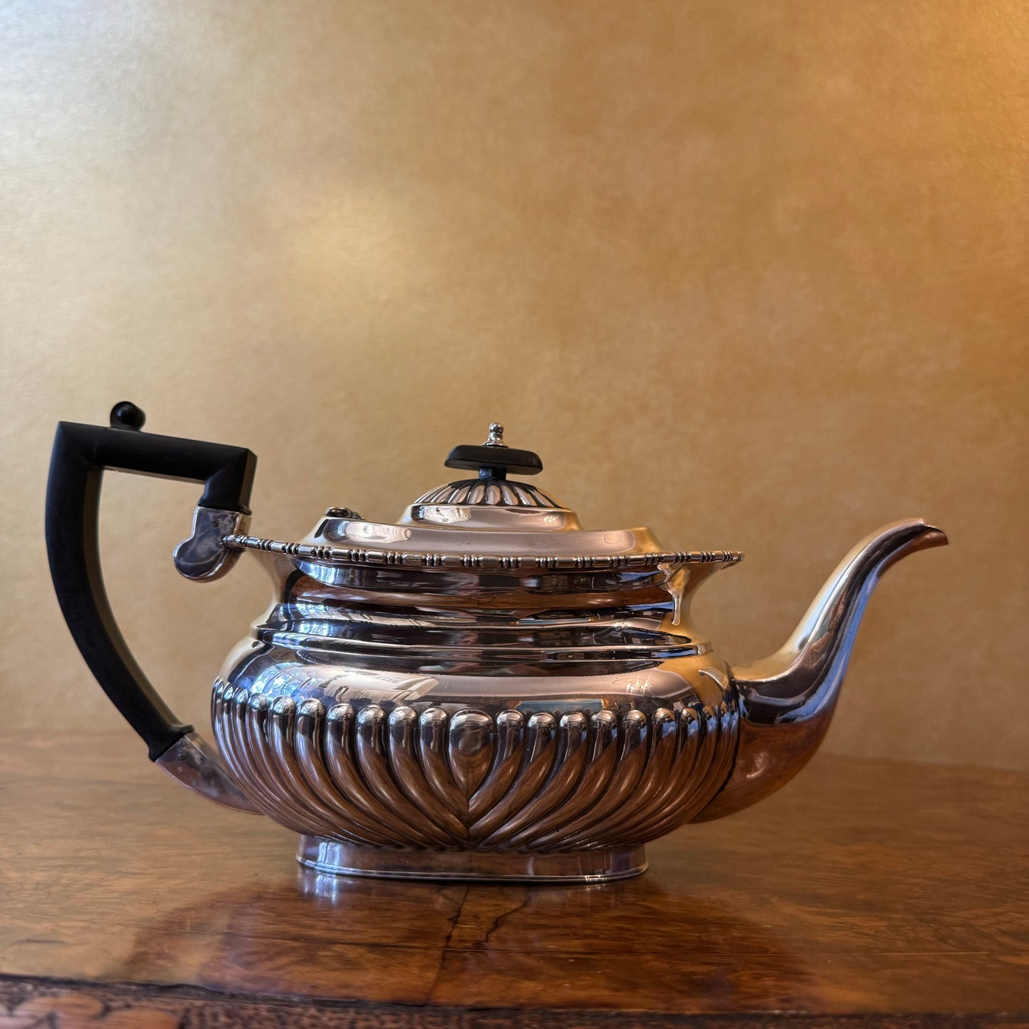 Antique English Silver Plated Tea Pot