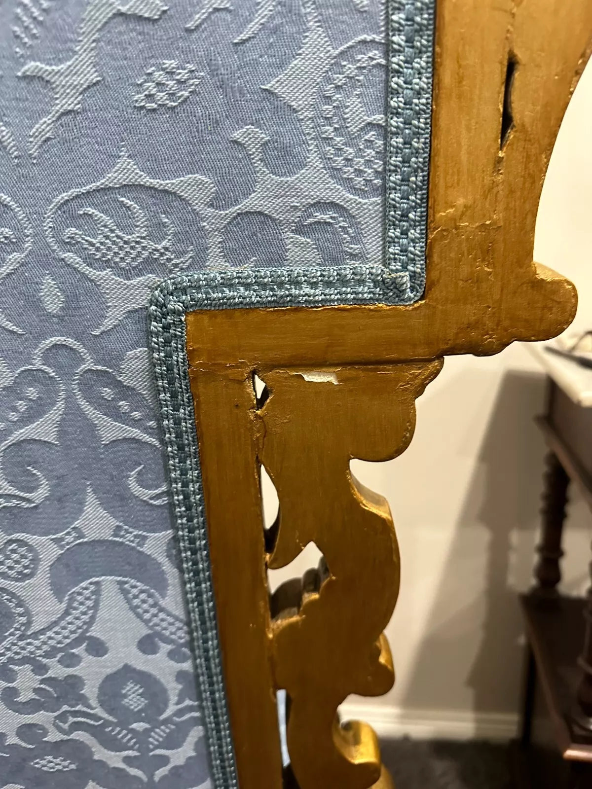 Antique Gold Chair