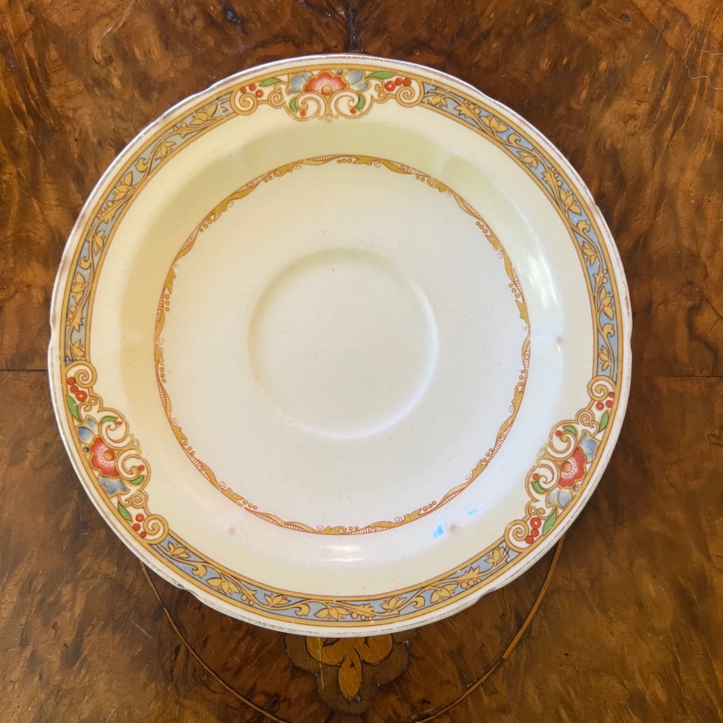 Antique Grindley Gold Pattern Saucer