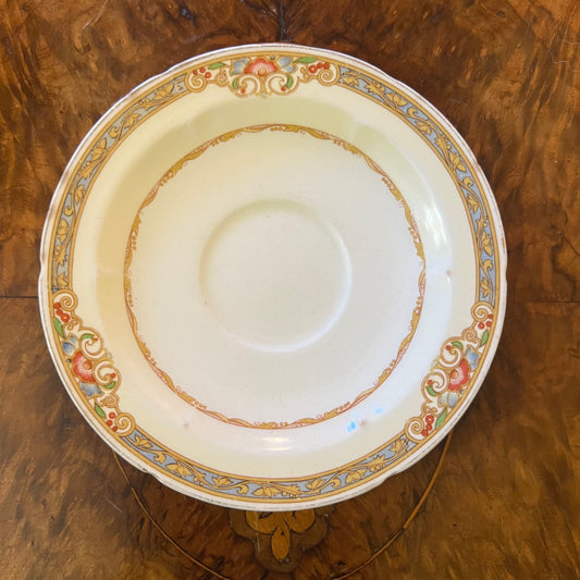 Antique Grindley Gold Pattern Saucer