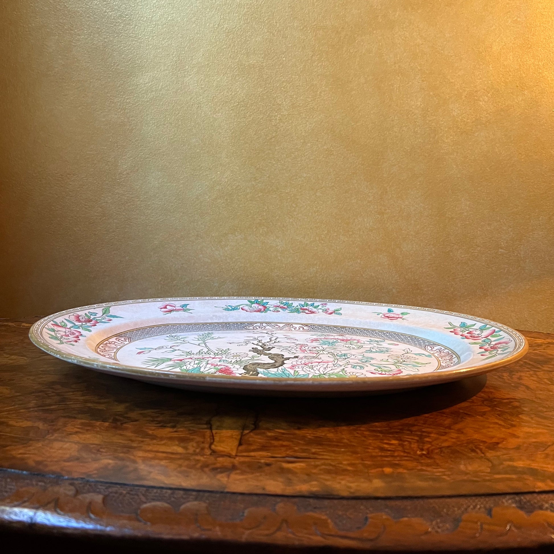 Antique Minton Indian Tree Platter