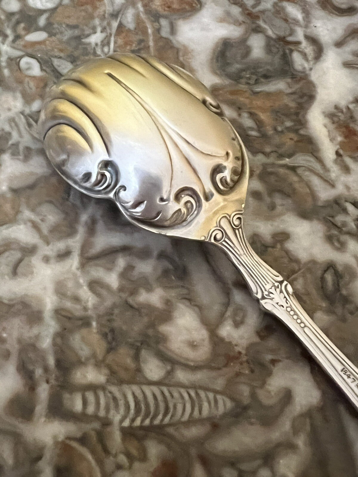 Antique Roger Bros Silver Plated Spoon
