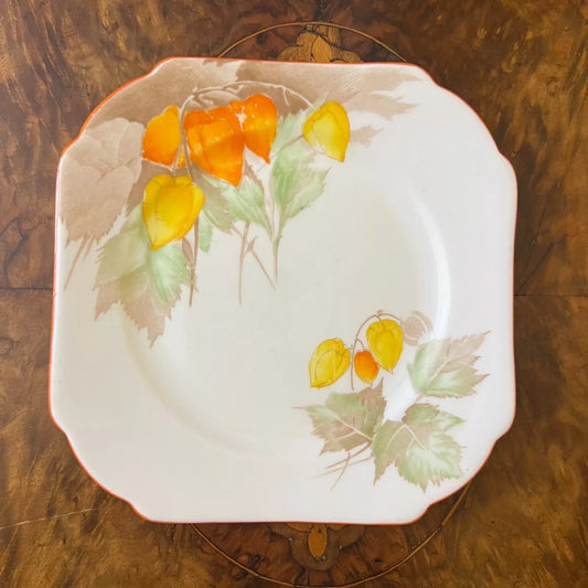 Antique Shelley Art Deco Cape Gooseberry Side Plate