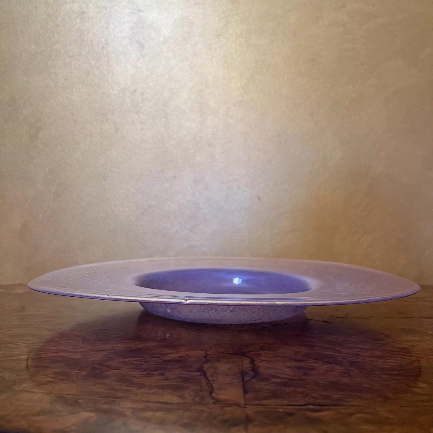 Australian Art Glass Studio Large Platter Bowl