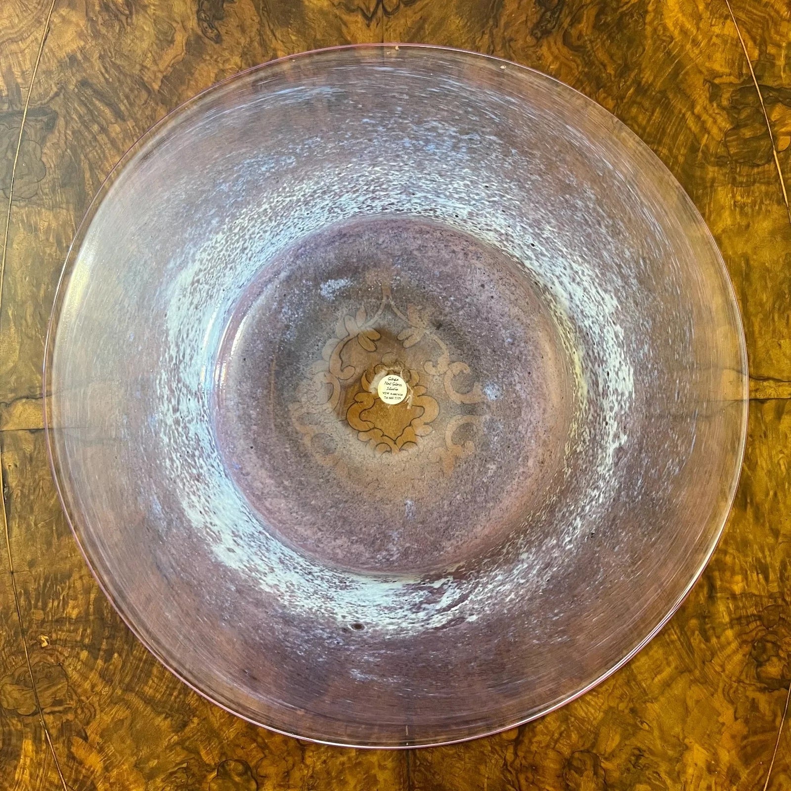 Australian Art Glass Studio Platter