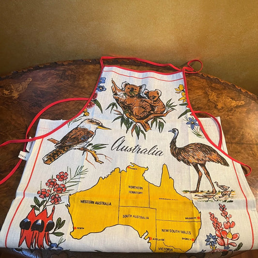 Australian Linen Cotten Apron Made In Poland
