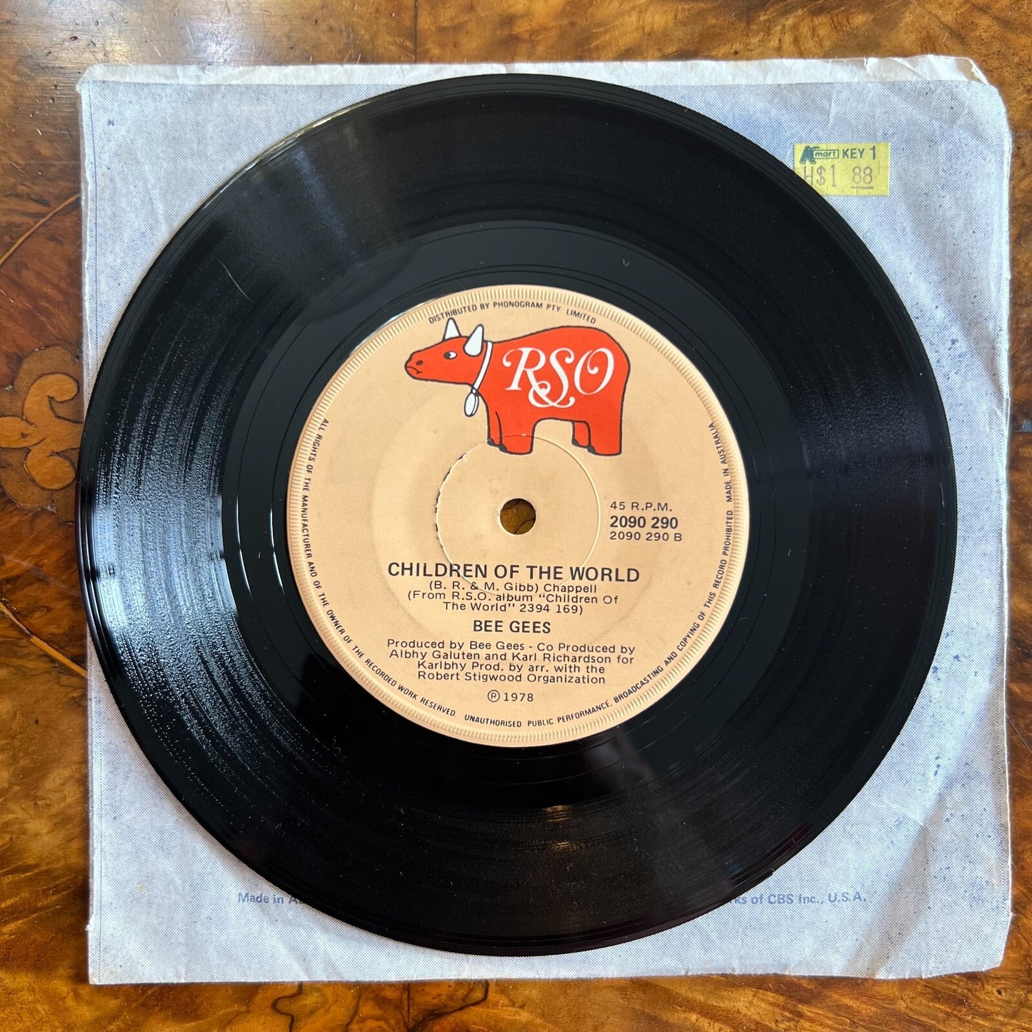 Bee Gees Children Of The World/ More Than A Woman Vinyl Records