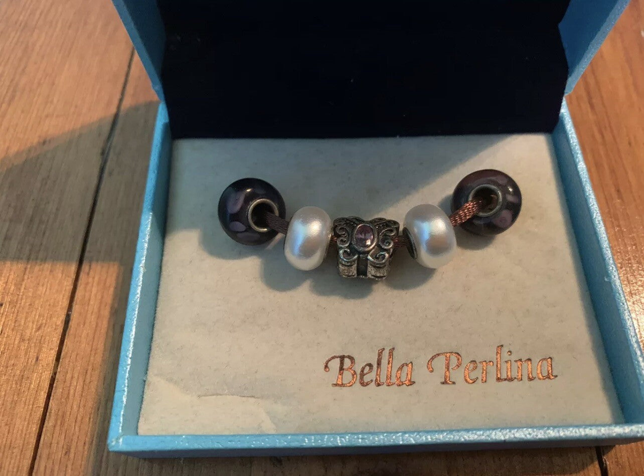 Bella Perlina Pearls And Butterfly Charms