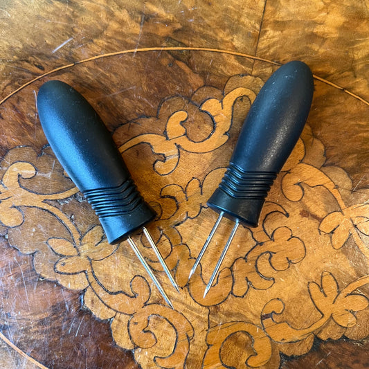 Black Corn Cob Skewers Pair