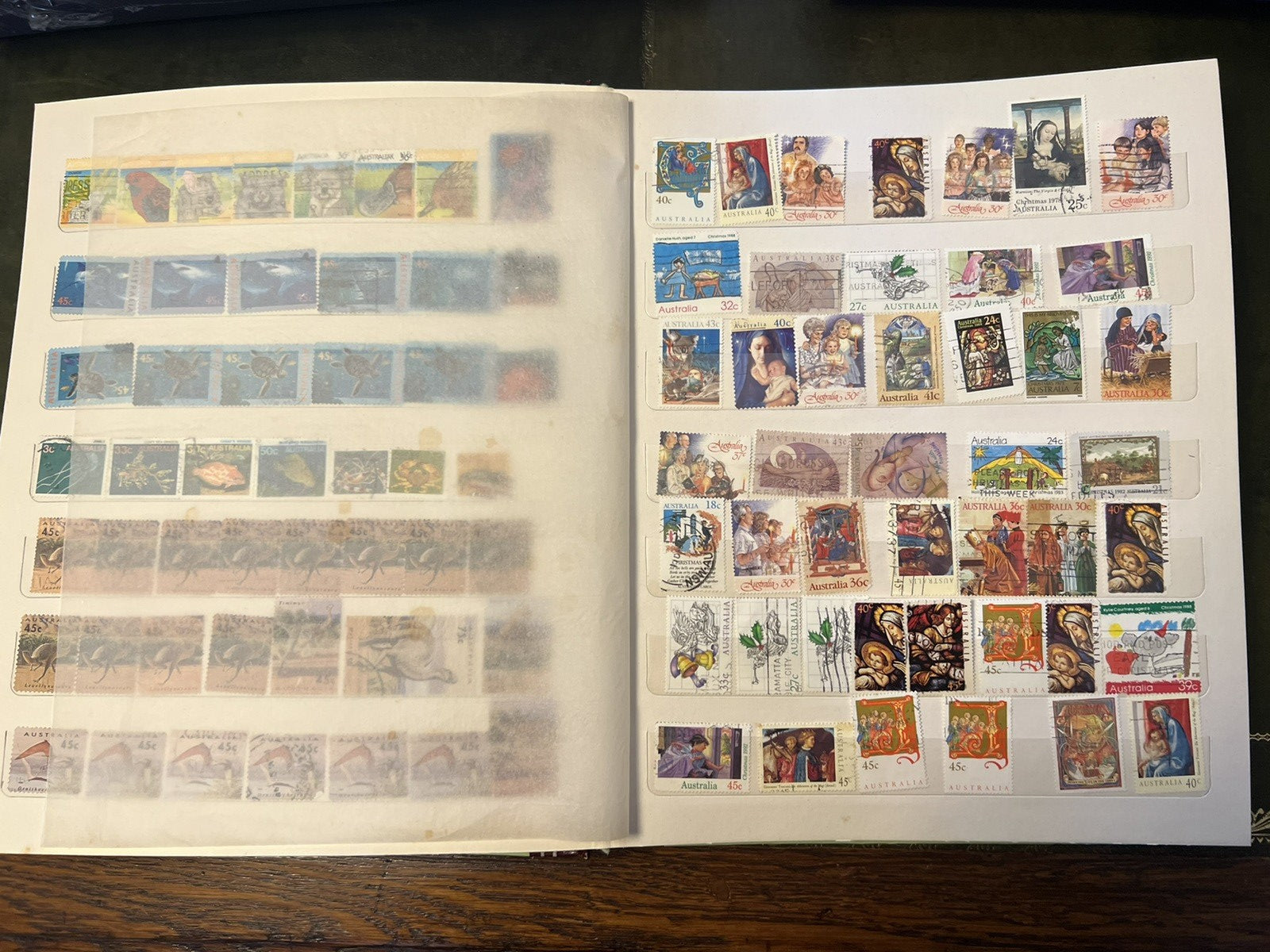 Book 10 pages of stamps
