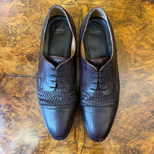 Brando Italian Leather Mens Shoes Size EU45