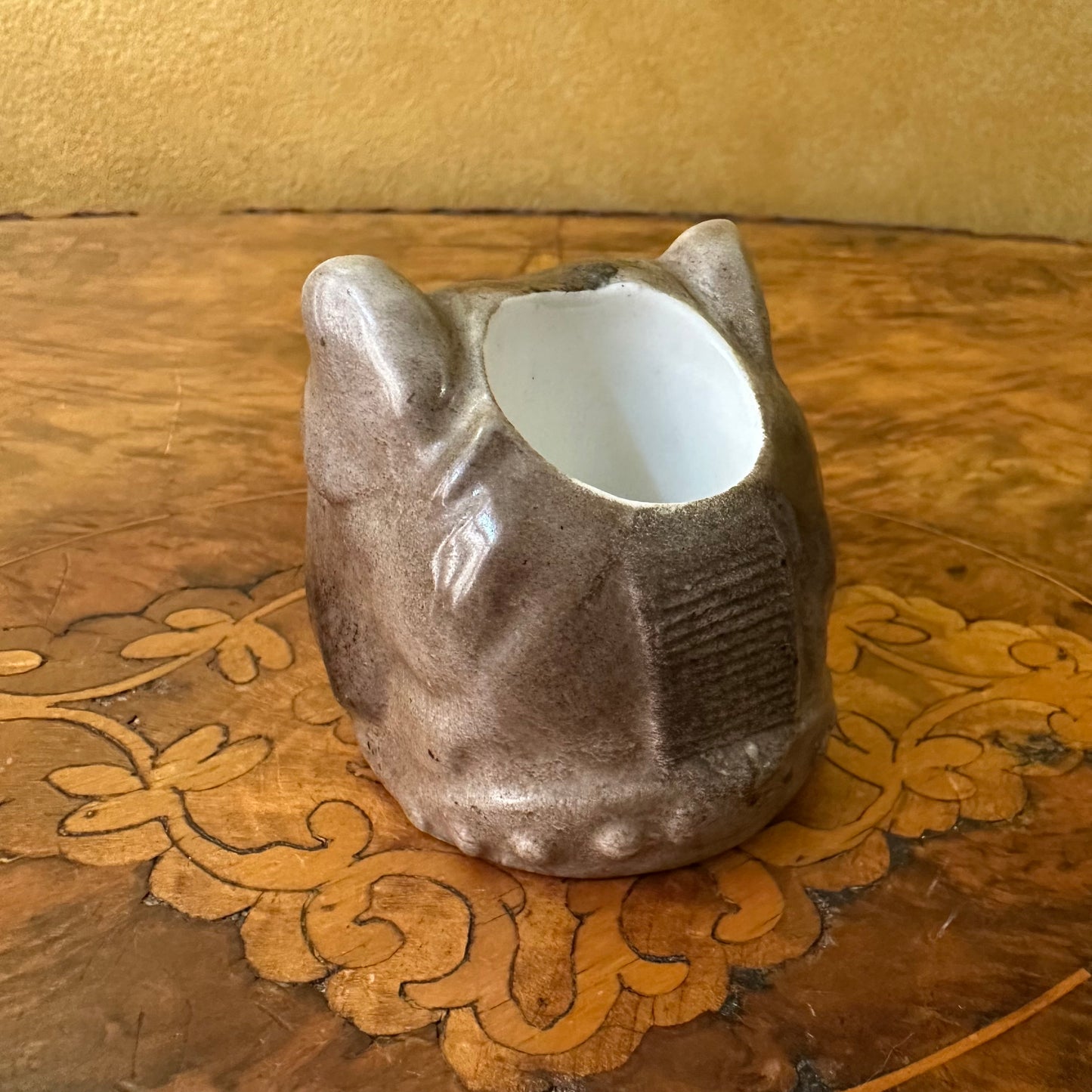 Bulldog Head Candle Holder