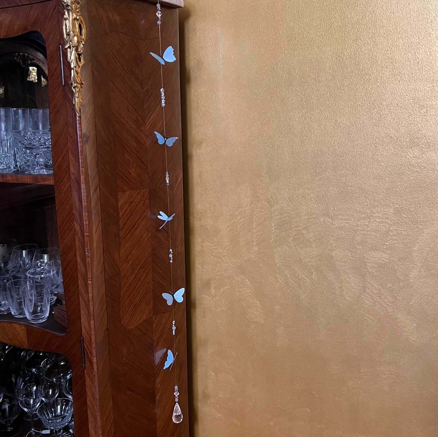 Butterfly Hanging Display Crystal