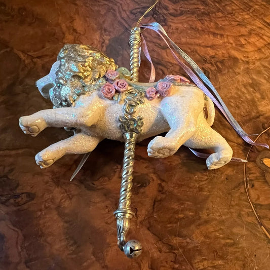 Carousel Lion Hanging Ornament