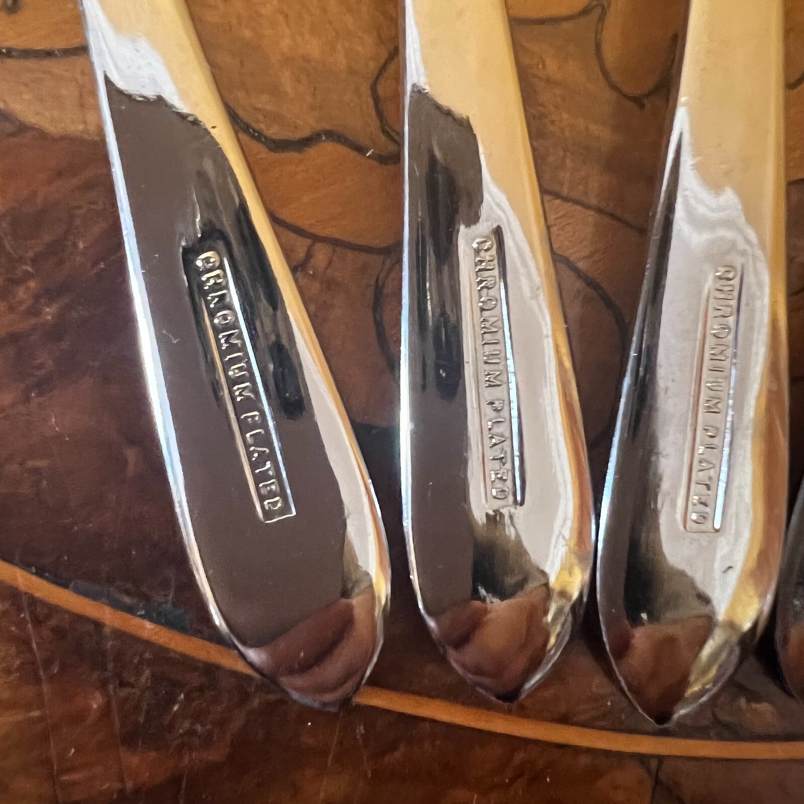 Chromium Plated Forks Set Sheffield
