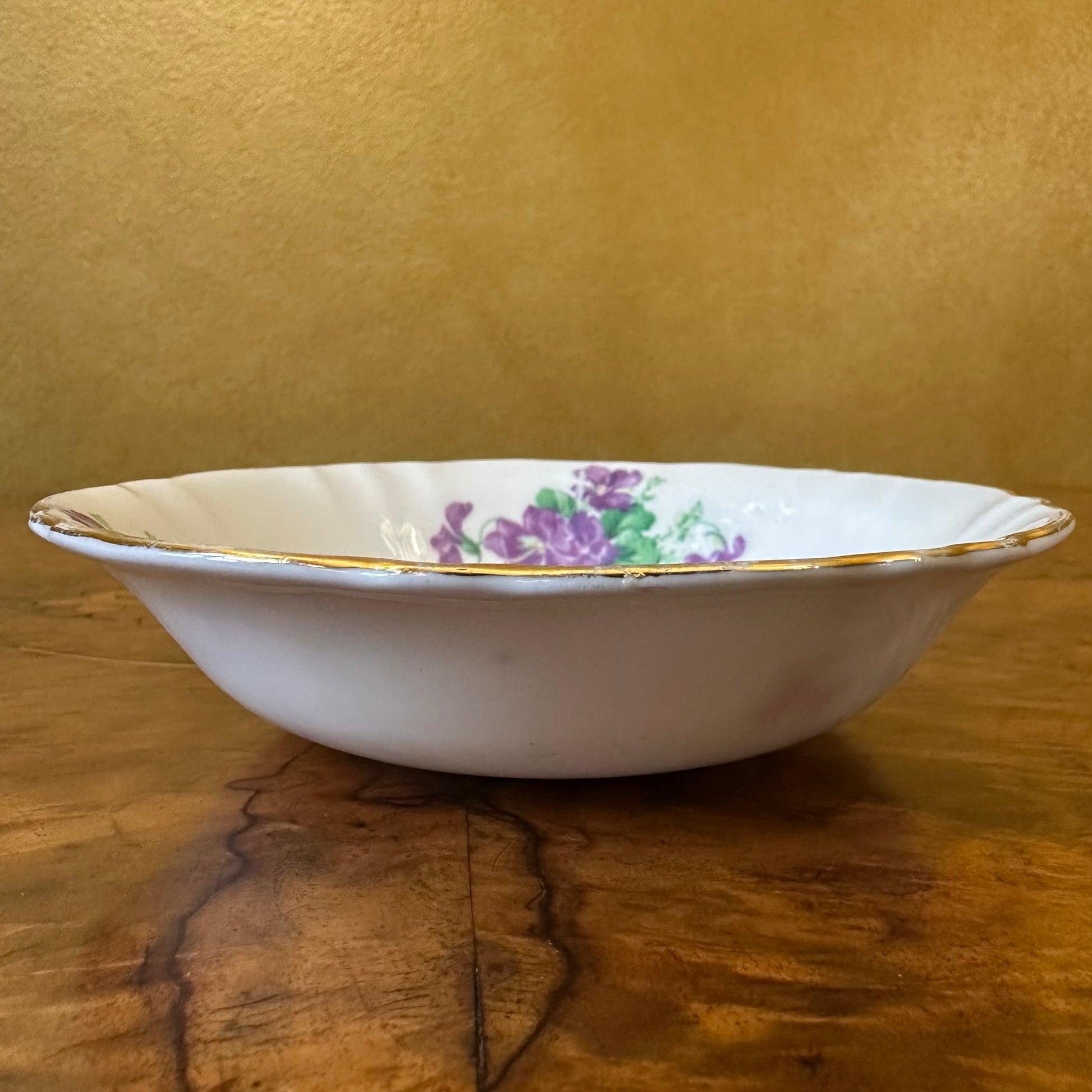 Colclough Violets Print Bowl