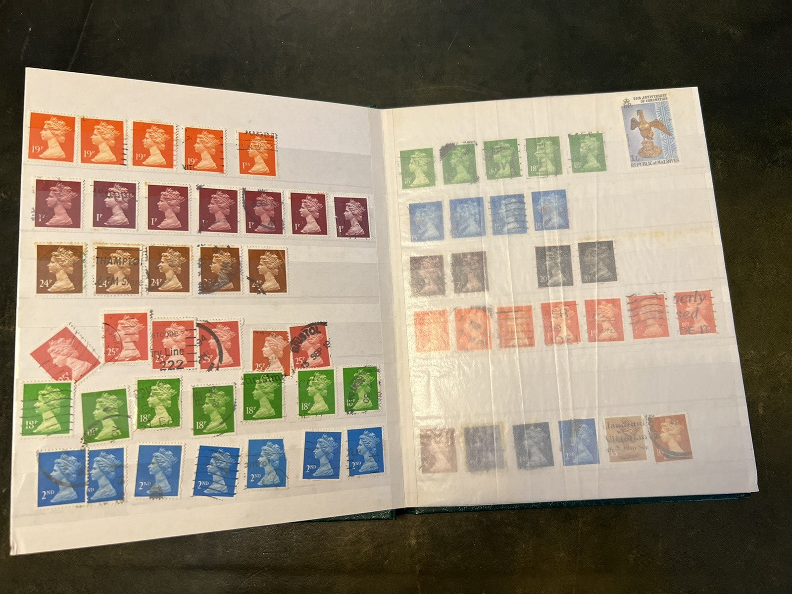 Collection Of Stamp Album