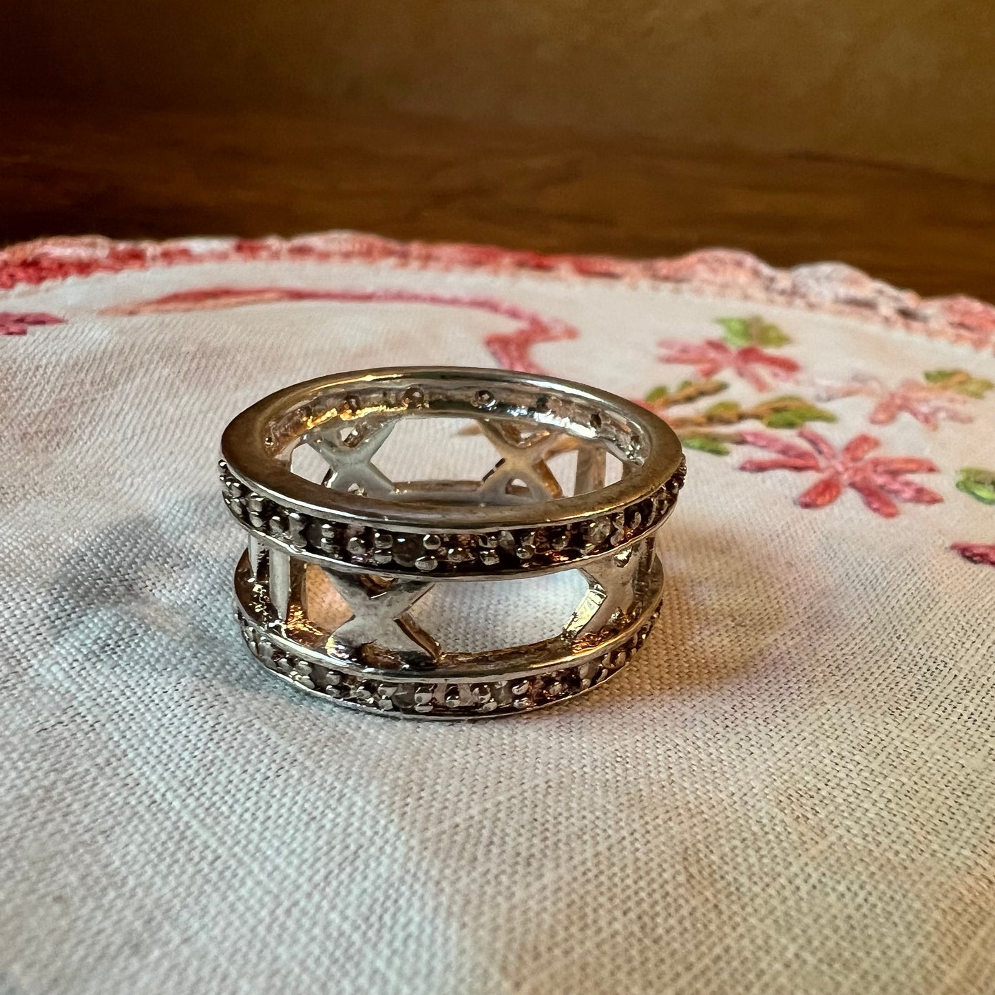 Costume Ring With Diamonti's