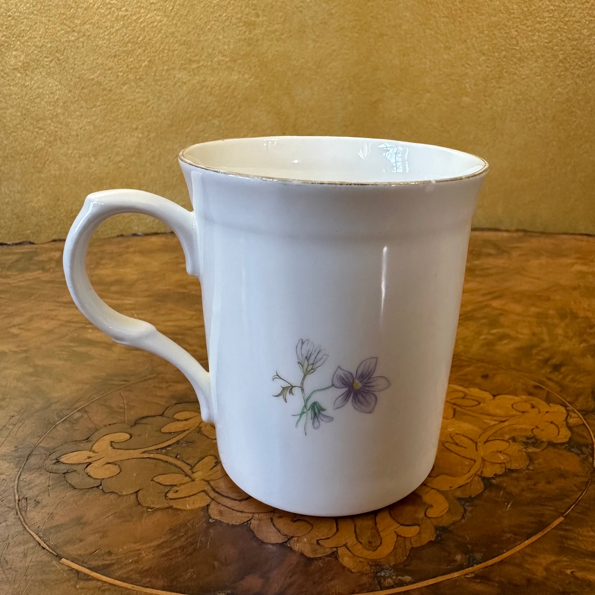 Crown Trent Violets Print Mug