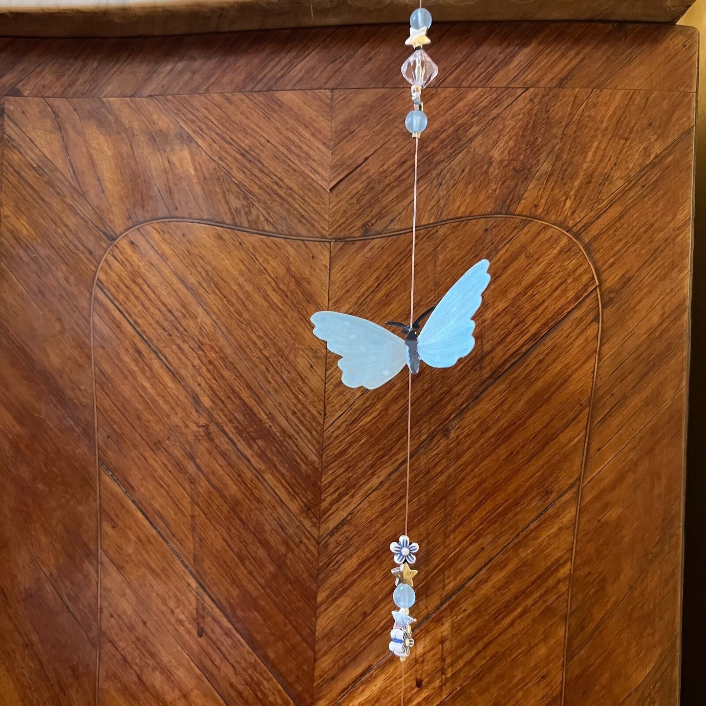 Crystal Butterfly Hanging Display