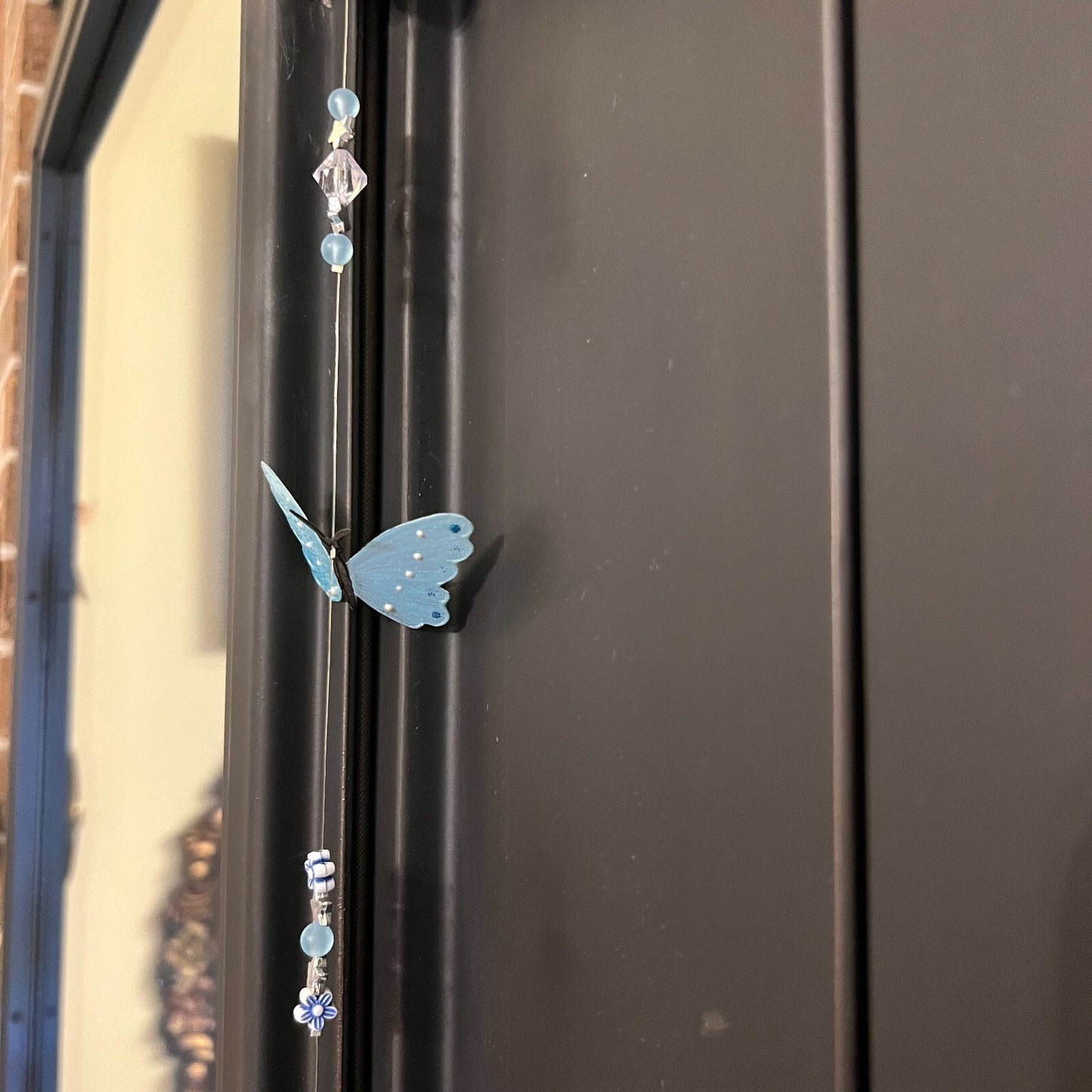 Crystal Butterfly Hanging Ornament Display