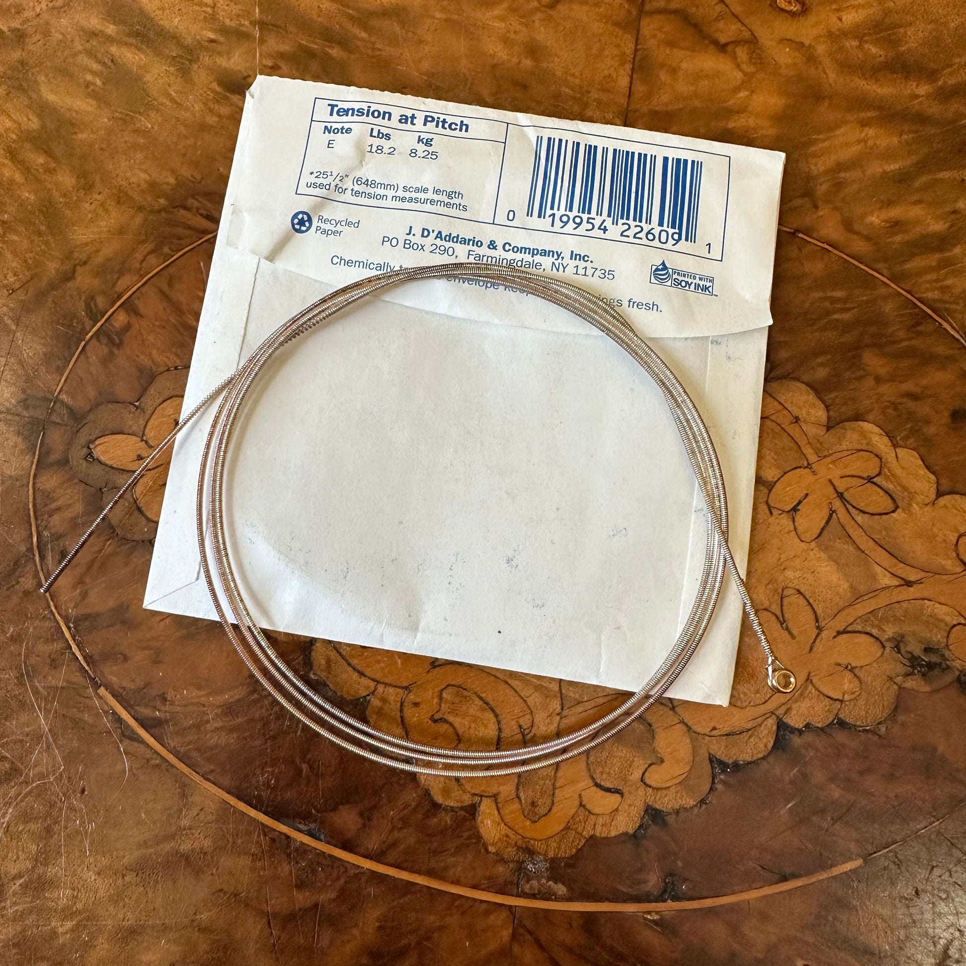 D'Addario Guitar String J4004 .047 Folk Guitar E-6th Silk & Steel