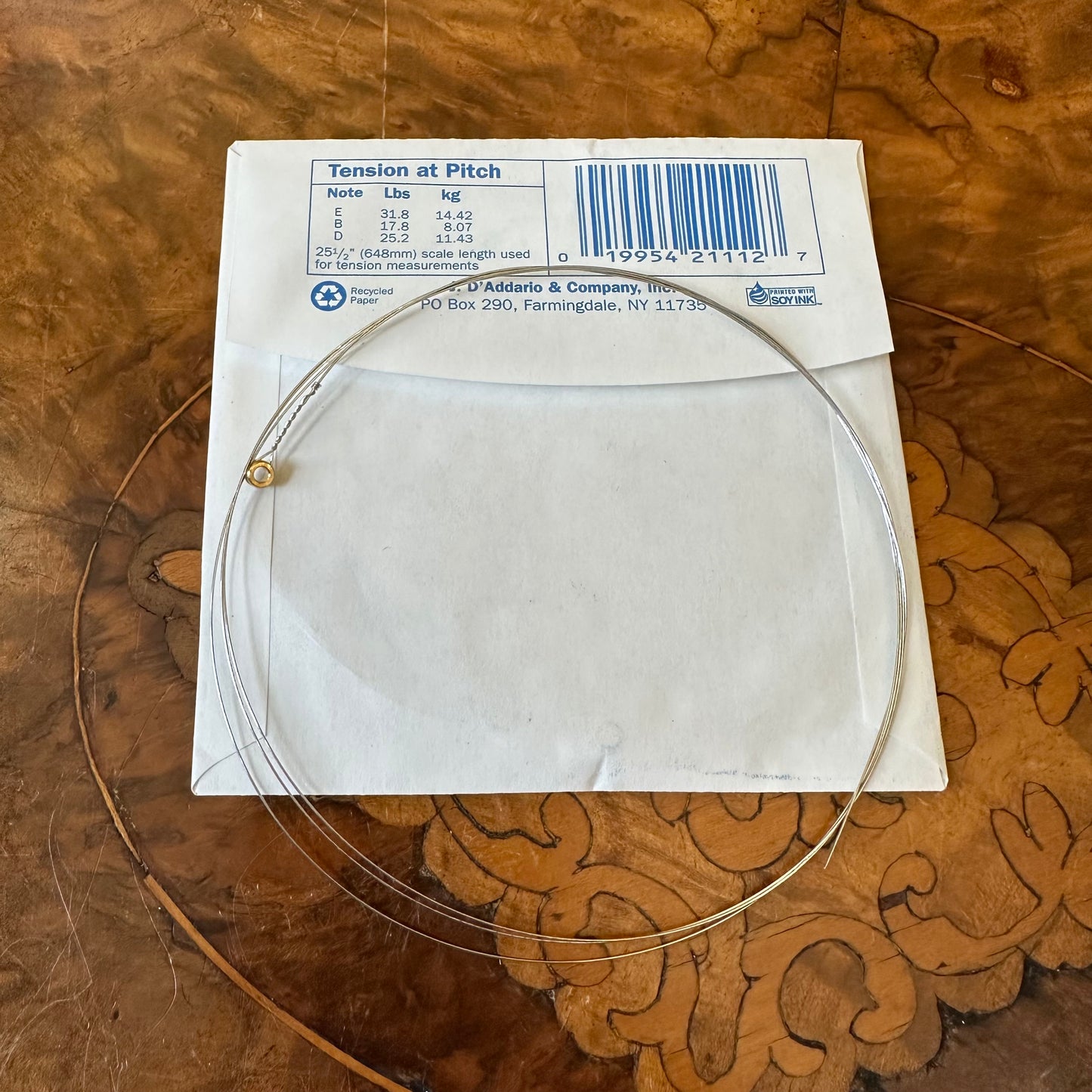 D'Addario Guitar String PL014 Acoustic or Electric Plain Steel