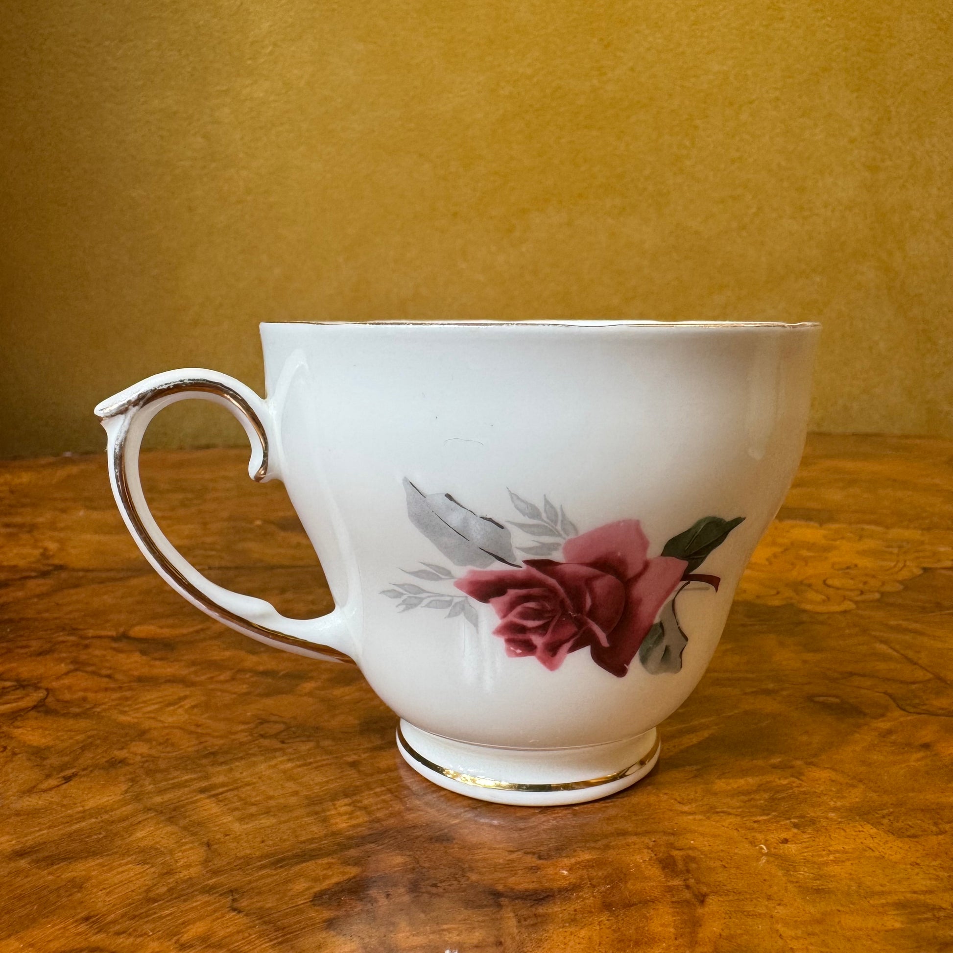 Duchess Red Rose Print Tea Cup