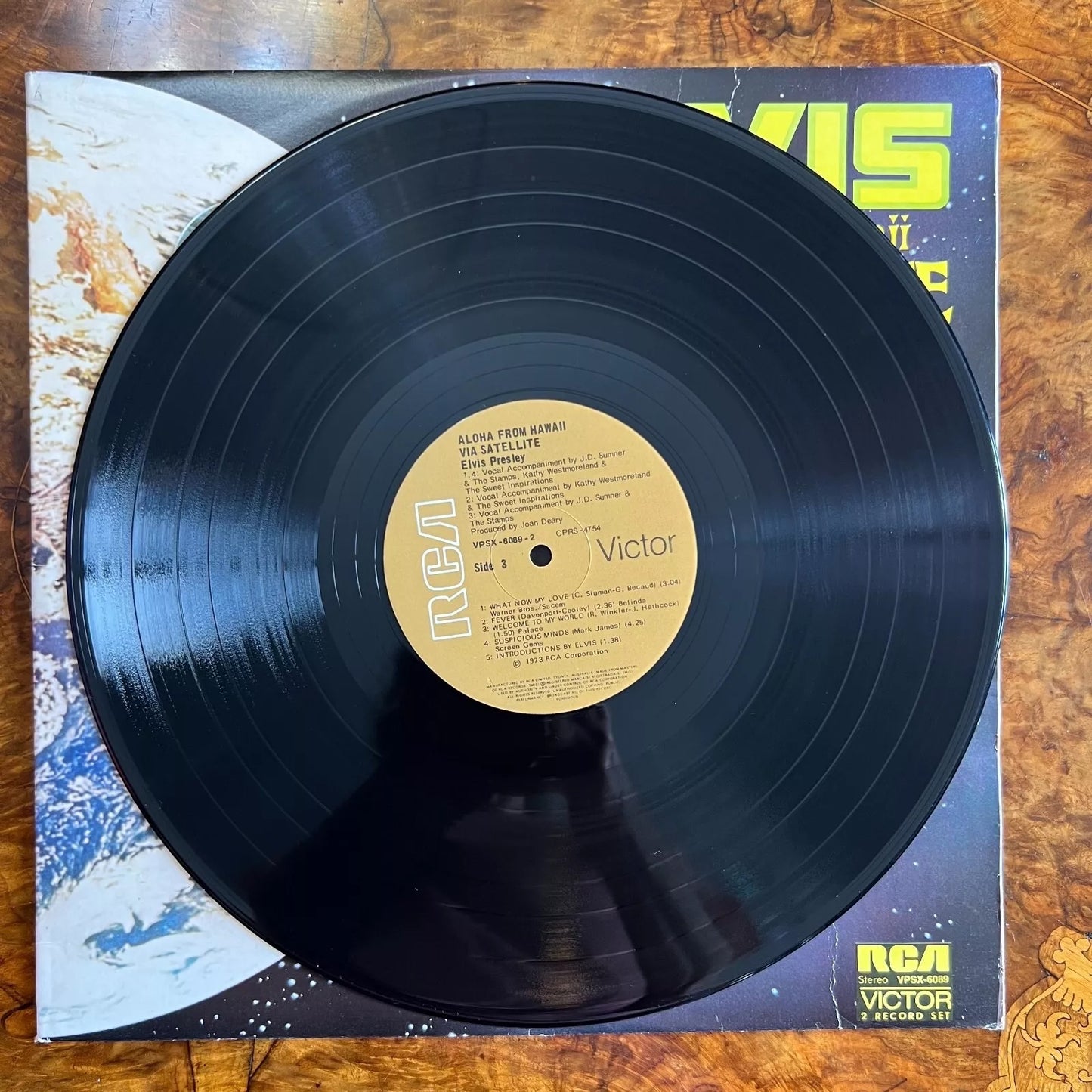 Elvis Presley Aloha From Hawaii Vinly Record