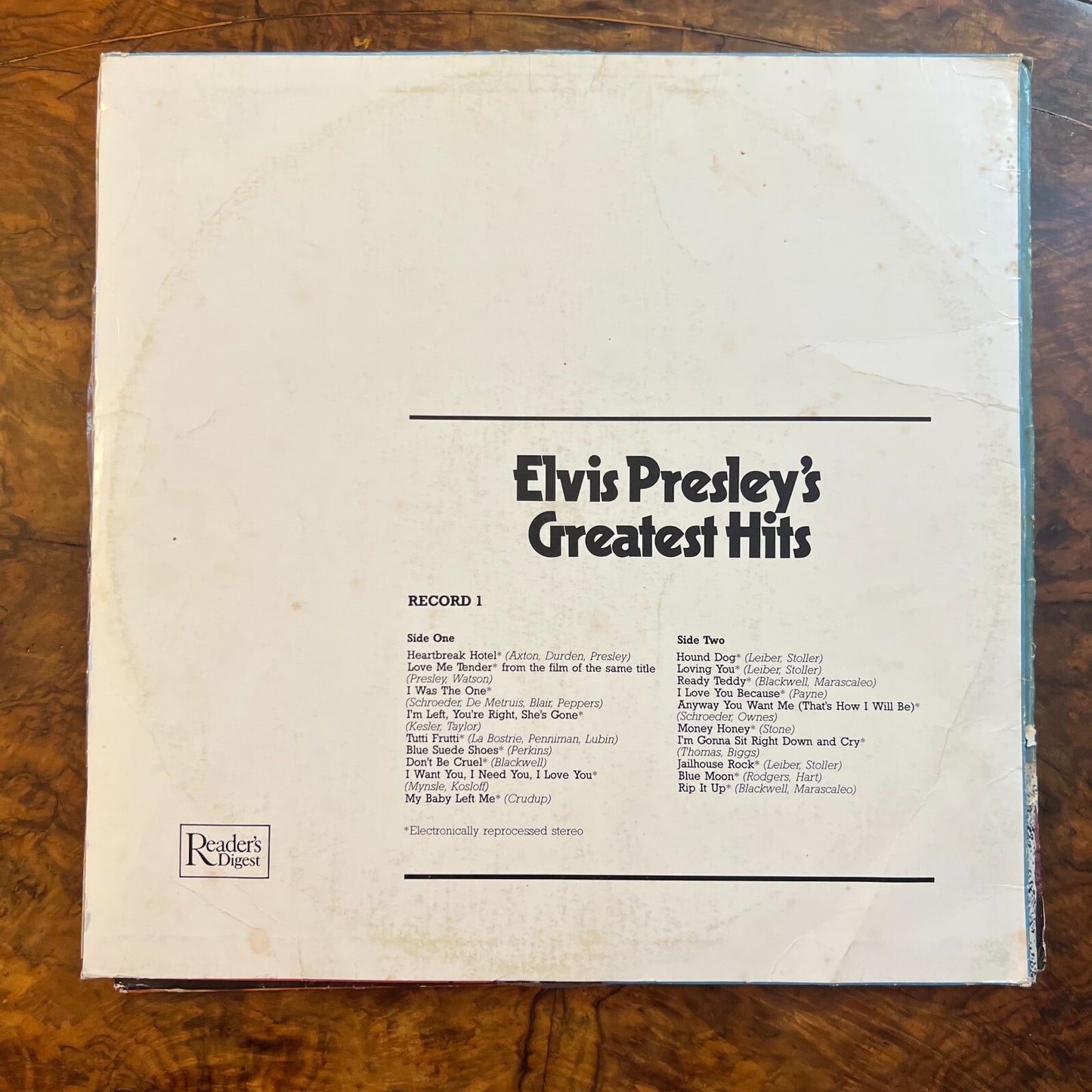 Elvis Presley Greatest Hits Album
