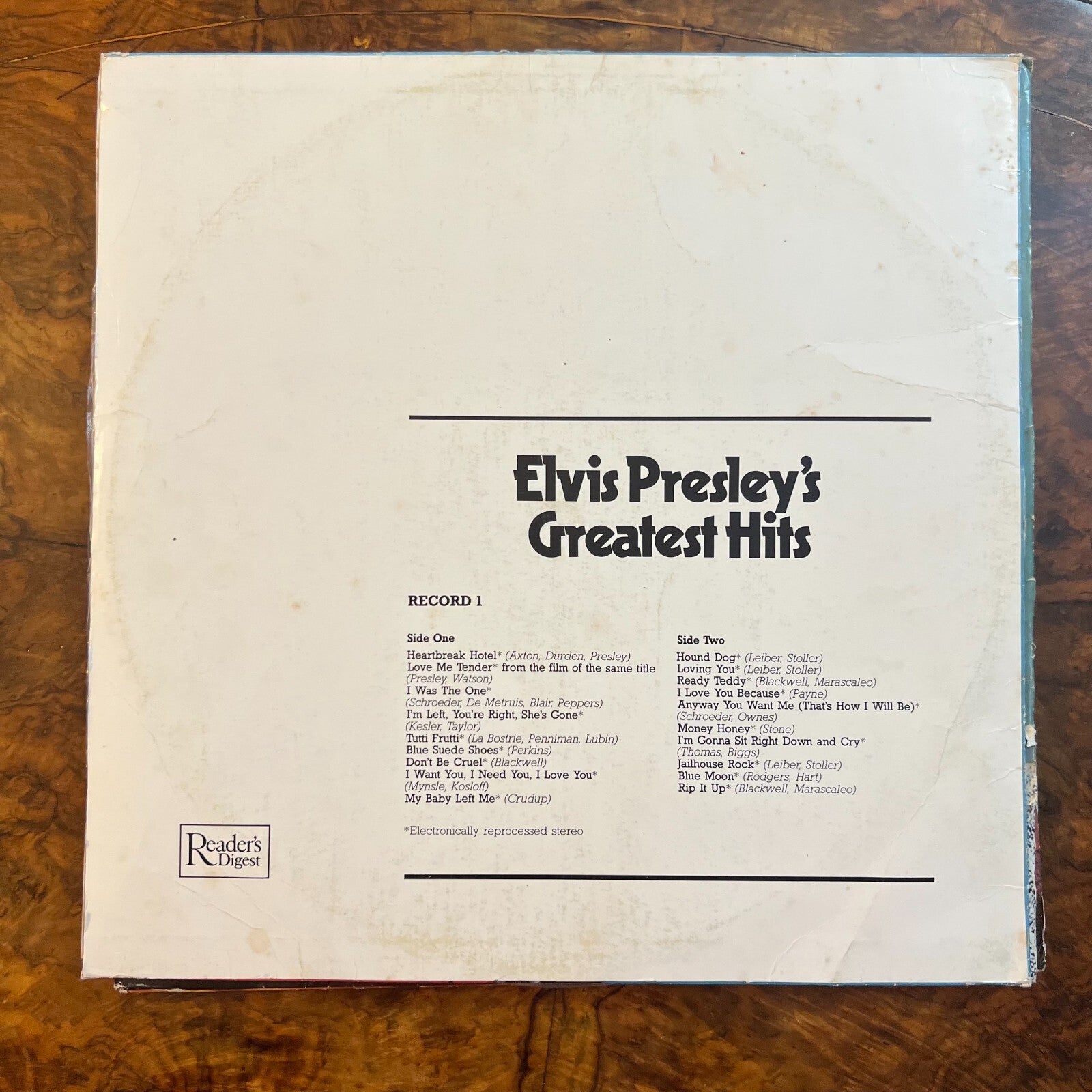 Elvis Presley Greatest Hits Album