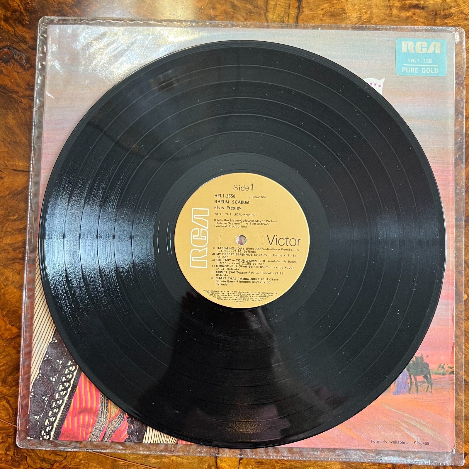 Elvis Presley Harum Scarum Record Side 1