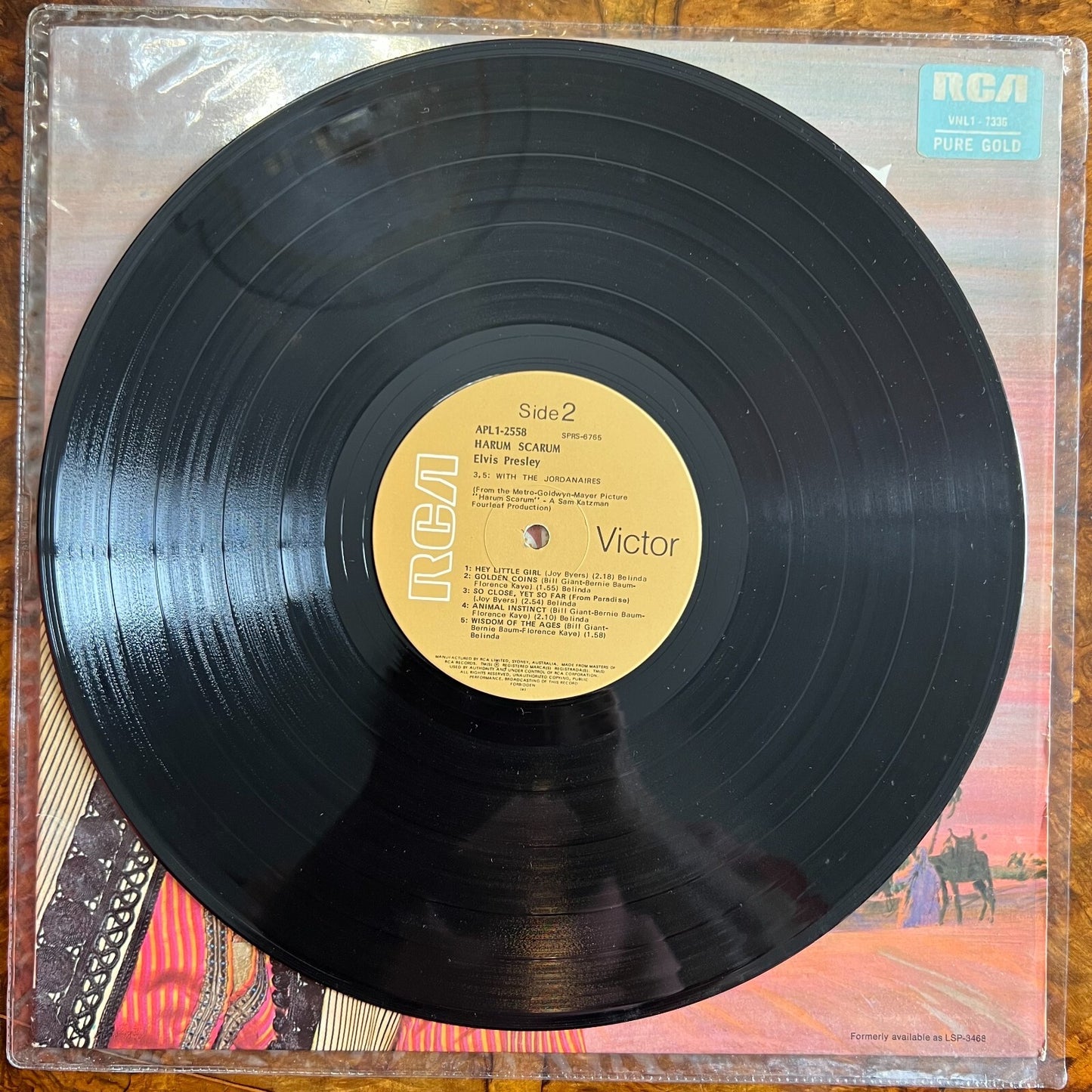 Elvis Presley Harum Scarum Record Side 2