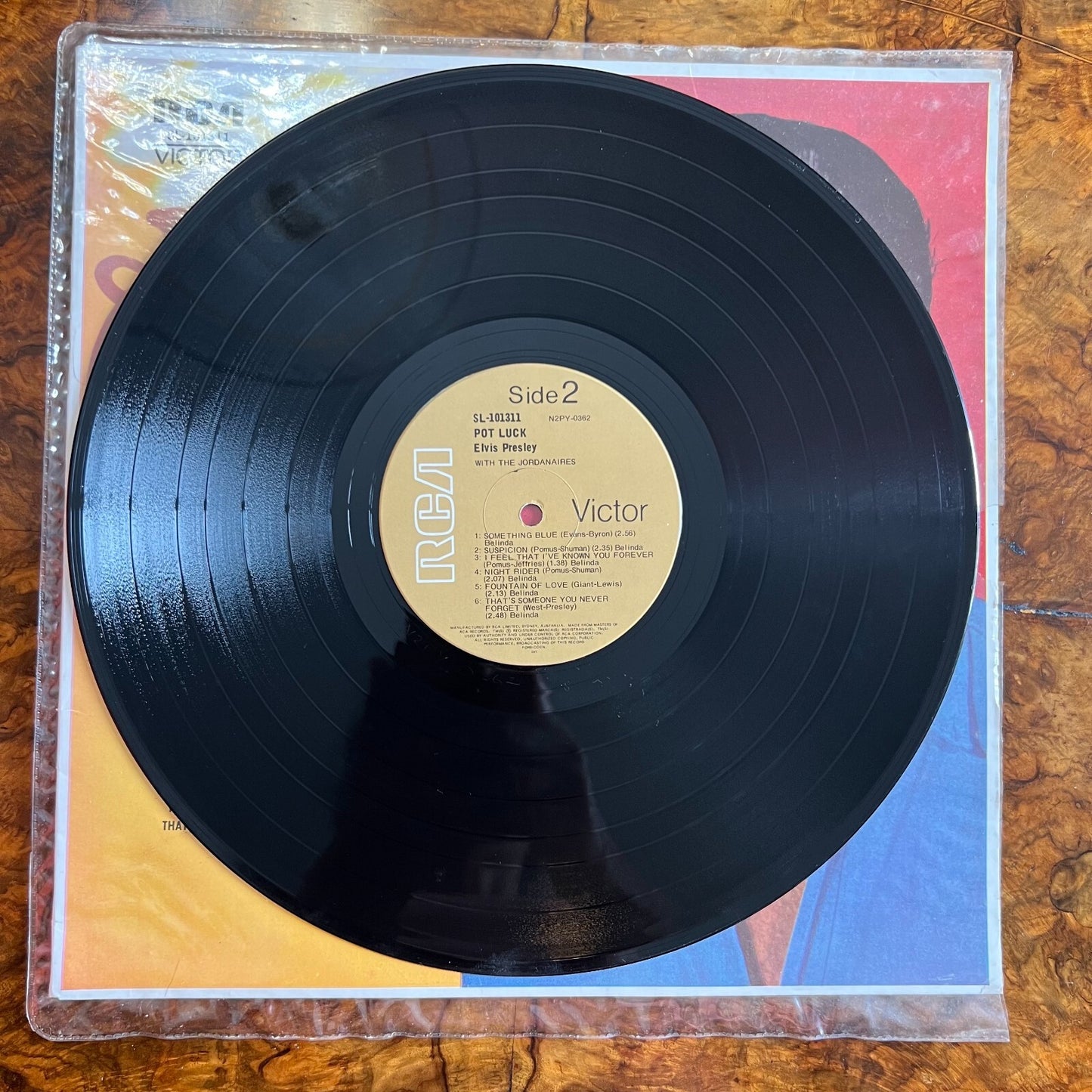 Elvis Presley Pot Luck Record Side 2