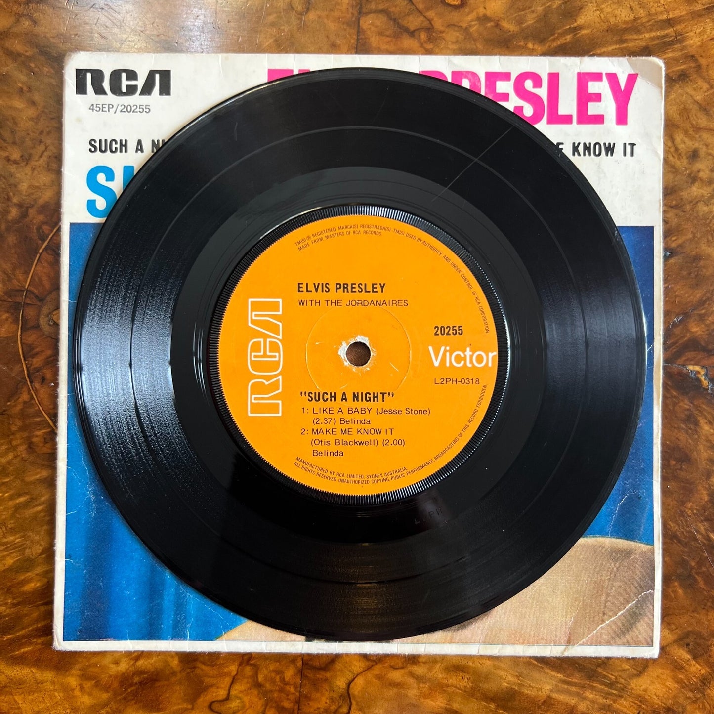 Elvis Presley Such A Night