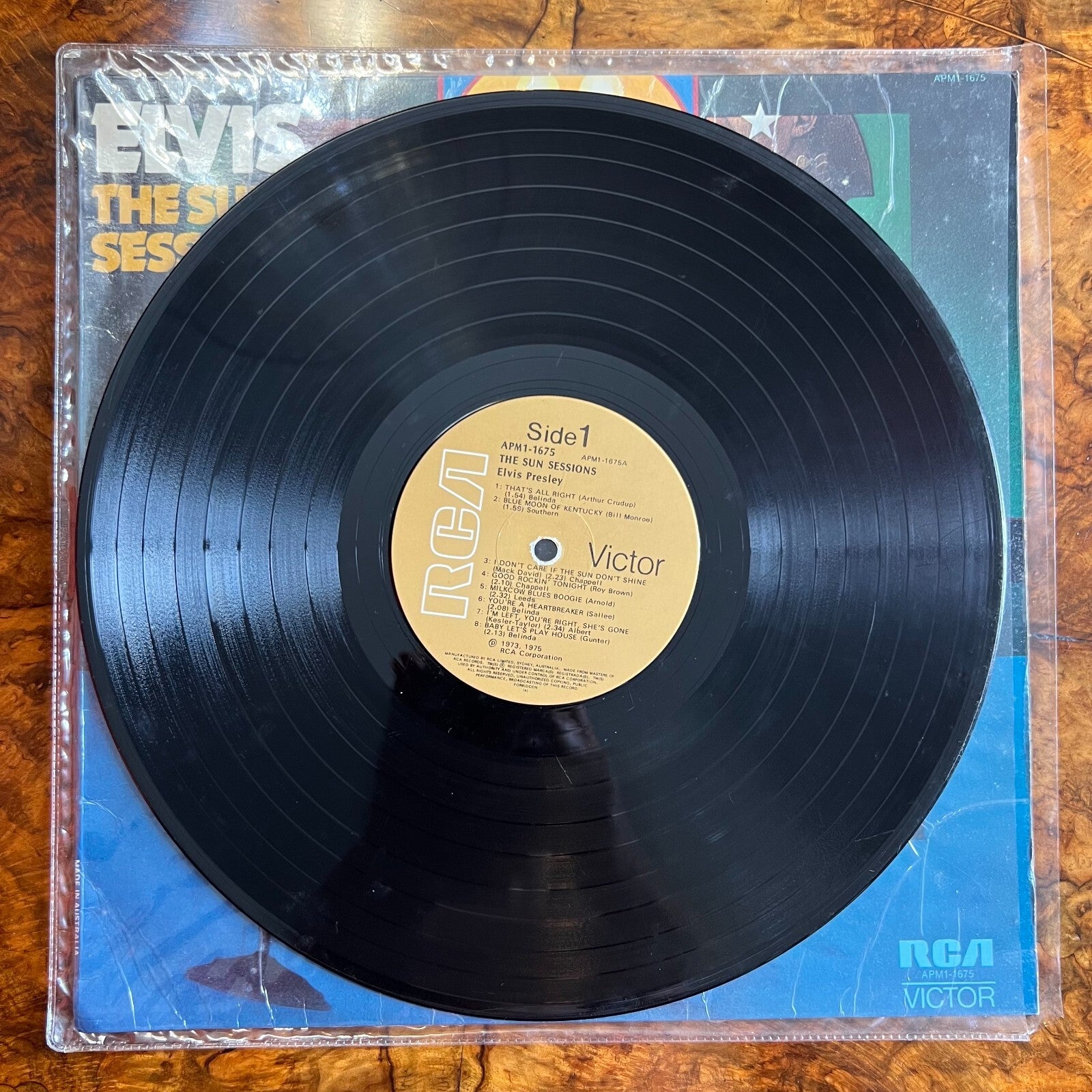 Elvis Presley The Sun Session Vinyl Side 1