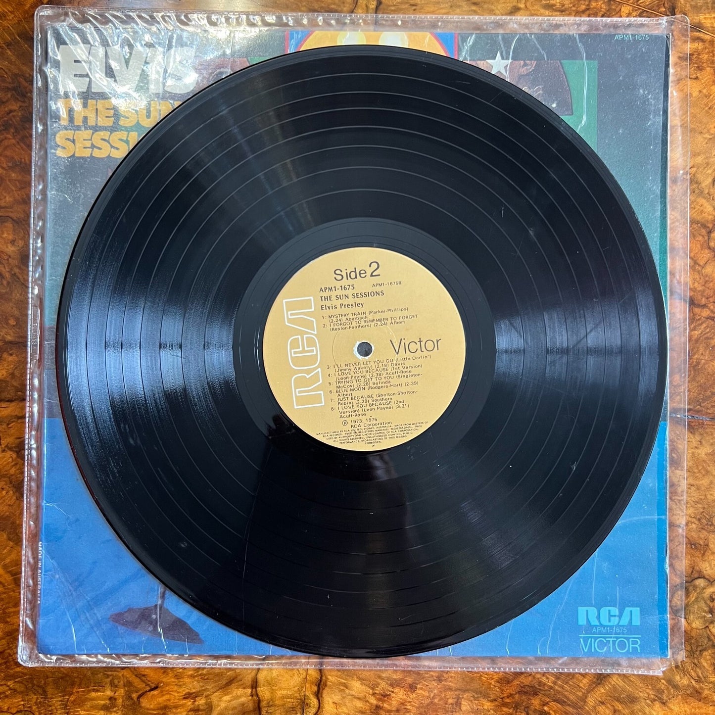 Elvis Presley The Sun Session Vinyl Side 2