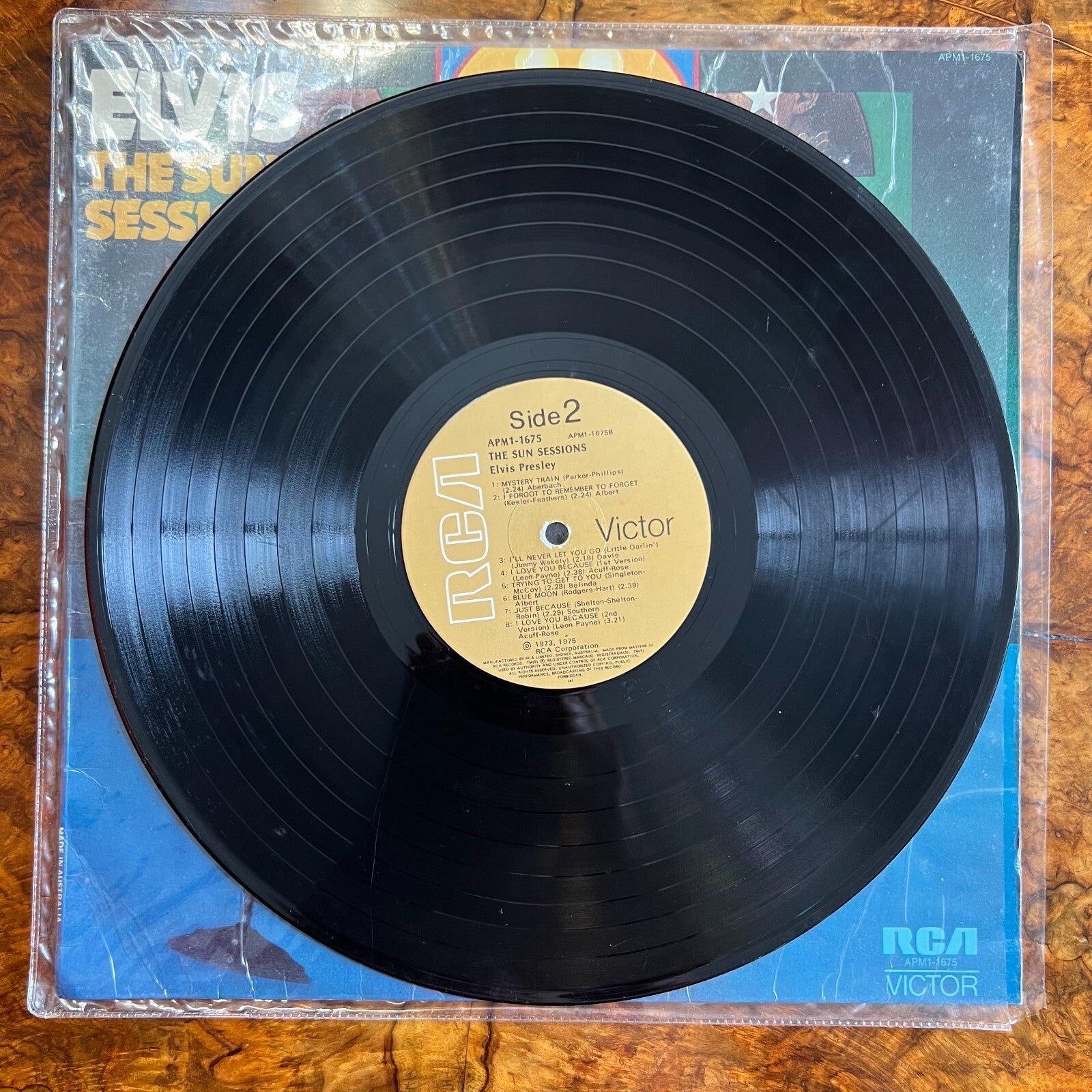 Elvis Presley The Sun Session Vinyl Side 2