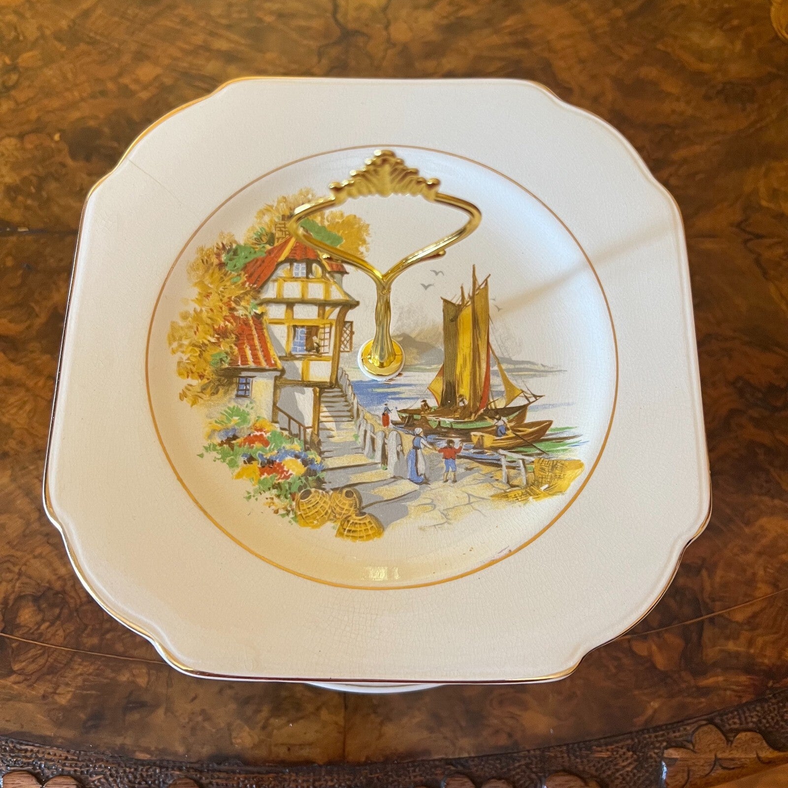 Falcon Ware & British Anchor Cake Plate Stand