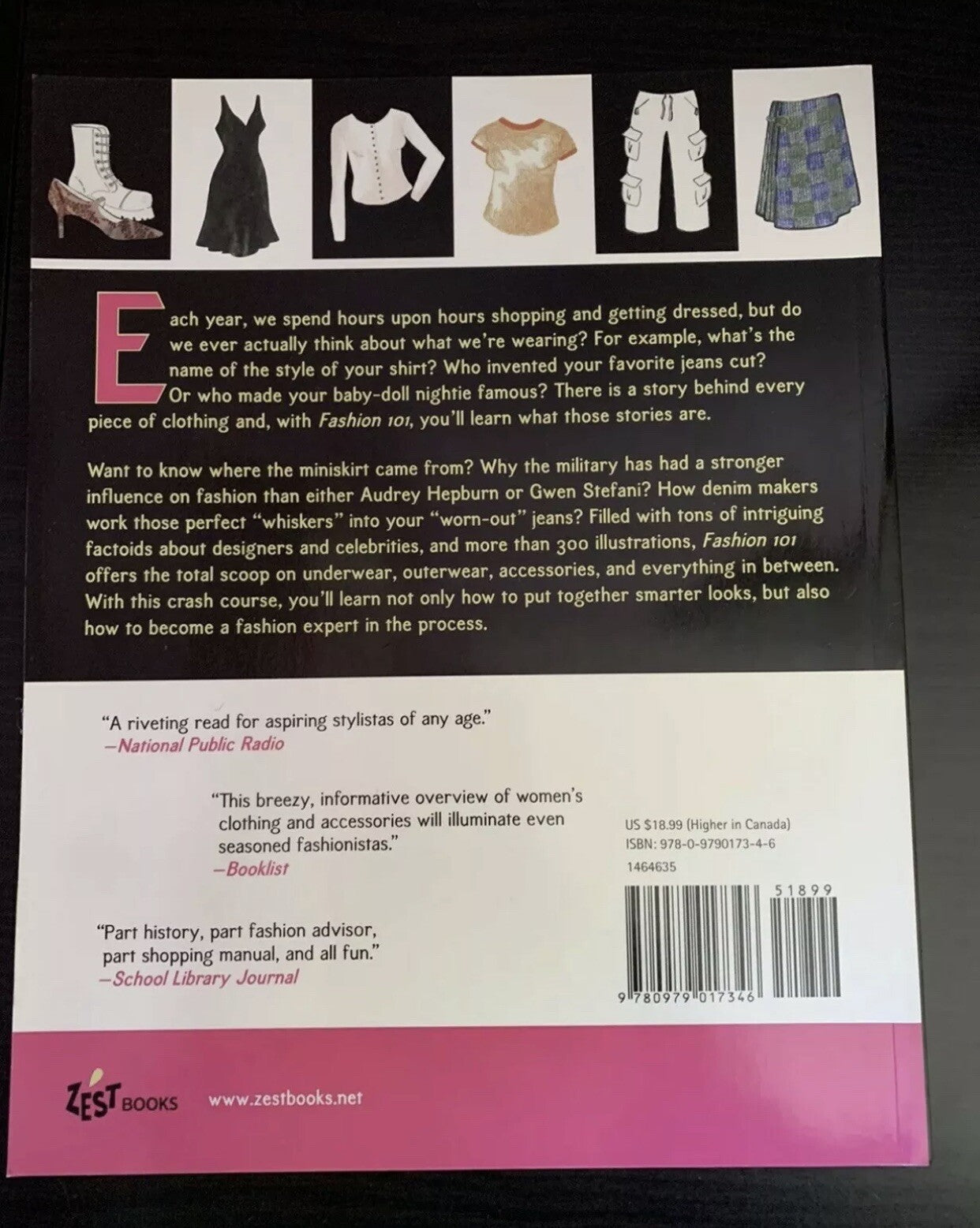 Fashion 101 A Crash Course In Clothing Book Paperback