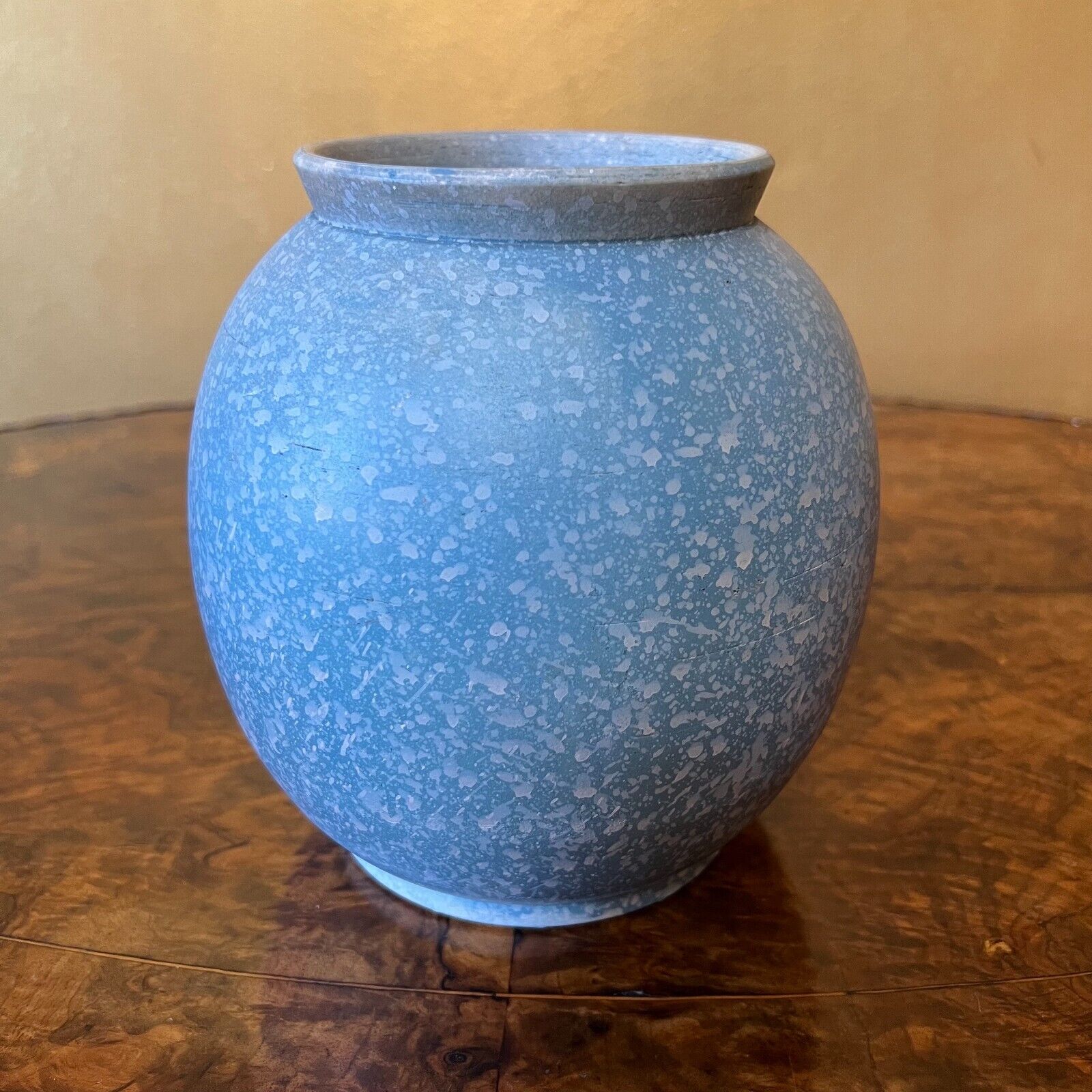 Floral Blue Vase