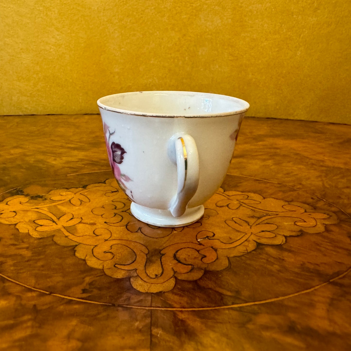 Floral Print Coffee Cup