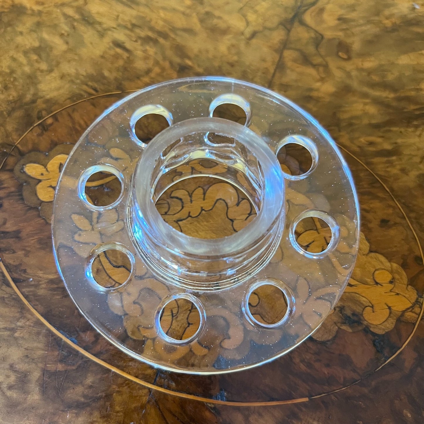 Flower Glass Frog Holes