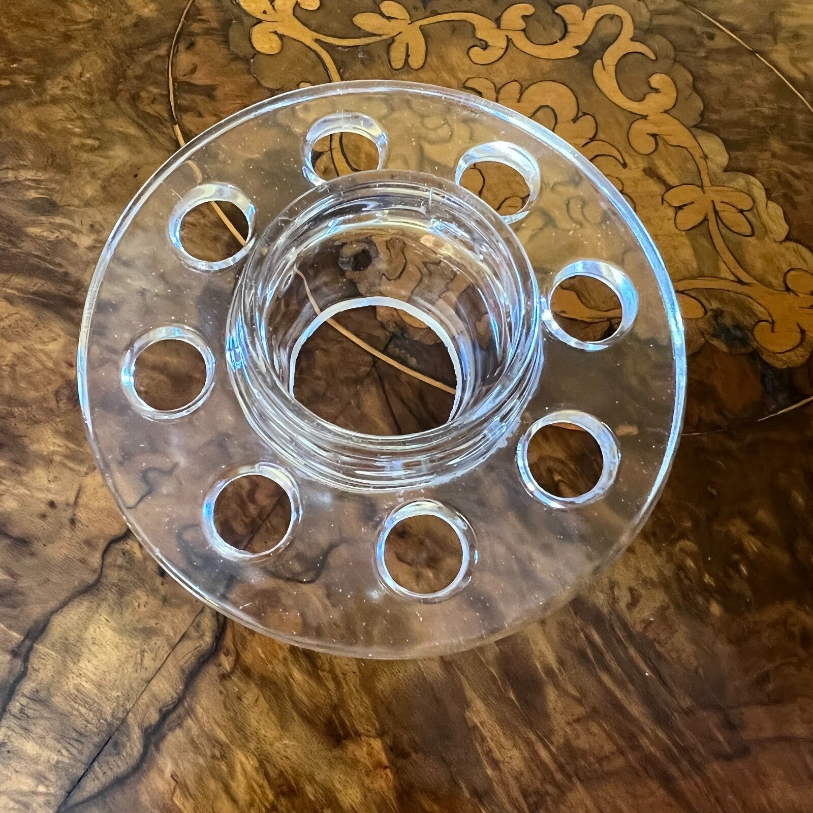 Flower Glass Frog Holes For Vase