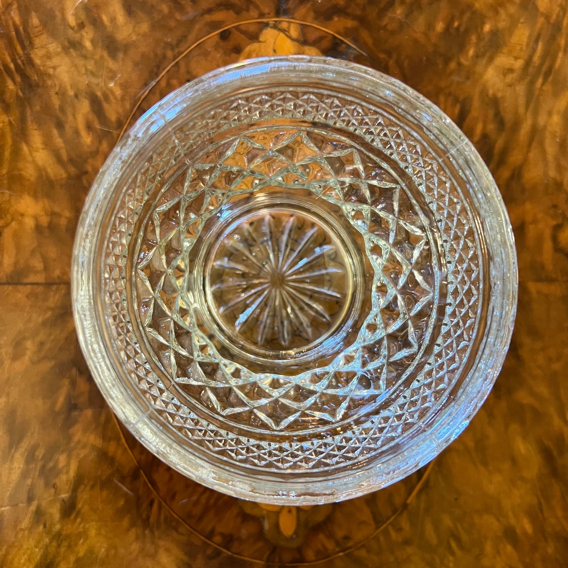 Glass Desert Bowl Vintage